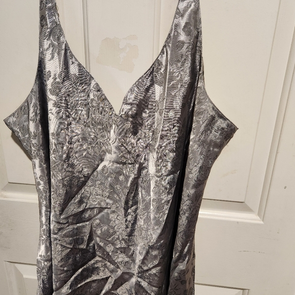 Vintage Lane Bryant intimates two piece slip satin chemise slip jacket Bridal - Picture 4 of 11